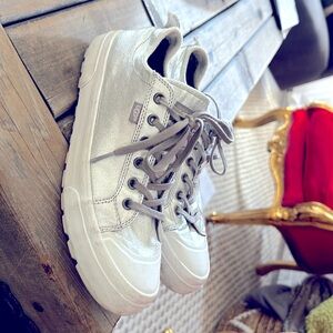 Silver Ugg ladies sneakers